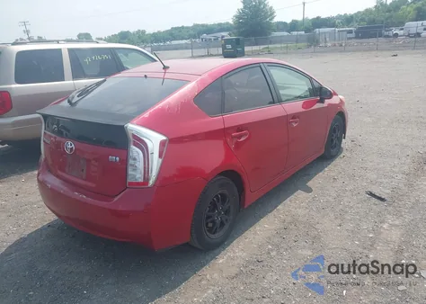 2012 Toyota Prius Two из США, поврежденный, VIN JTDKN3DU1C1503463